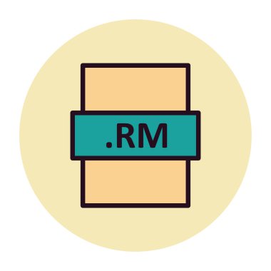 dosya biçimi simgesi, vektör illüstrasyonu