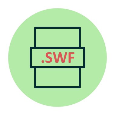 dosya biçimi simgesi, vektör illüstrasyonu