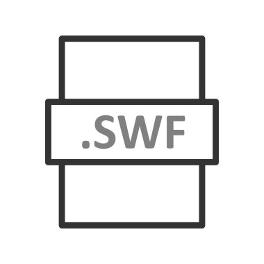 dosya biçimi simgesi, vektör illüstrasyonu