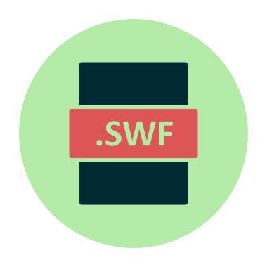 dosya biçimi simgesi, vektör illüstrasyonu