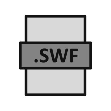 dosya biçimi simgesi, vektör illüstrasyonu