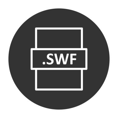 dosya biçimi simgesi, vektör illüstrasyonu