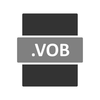 dosya biçimi simgesi, vektör illüstrasyonu