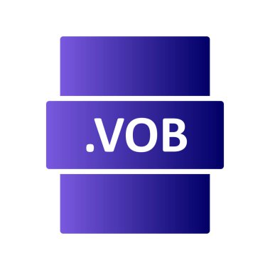 dosya biçimi simgesi, vektör illüstrasyonu