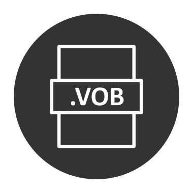 dosya biçimi simgesi, vektör illüstrasyonu