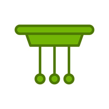 Sarkaç simgesi, vektör illüstrasyonu 