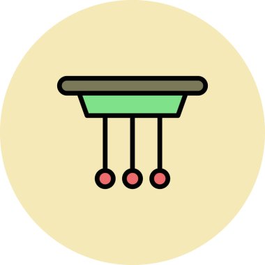 Sarkaç simgesi, vektör illüstrasyonu 