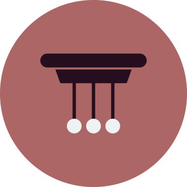 Sarkaç simgesi, vektör illüstrasyonu 