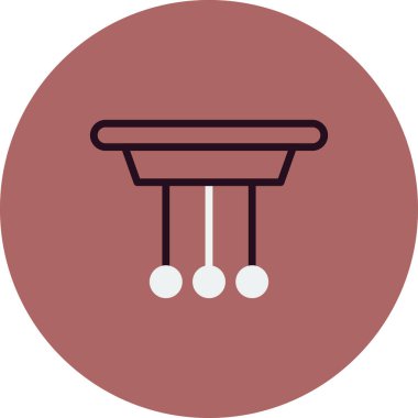 Sarkaç simgesi, vektör illüstrasyonu 