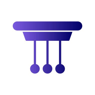 Sarkaç simgesi, vektör illüstrasyonu 