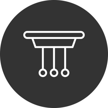 Sarkaç simgesi, vektör illüstrasyonu 