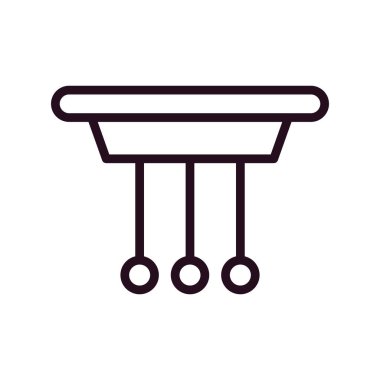 Sarkaç simgesi, vektör illüstrasyonu 