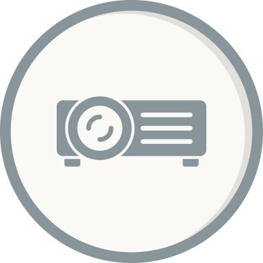 Projektör simgesi, modern vektör illüstrasyon tasarımı.