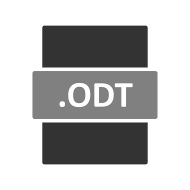 dosya biçimi simgesi, vektör illüstrasyonu