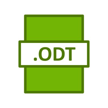 dosya biçimi simgesi, vektör illüstrasyonu