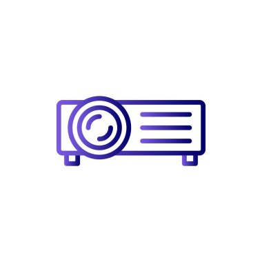 Projektör simgesi, modern vektör illüstrasyon tasarımı.