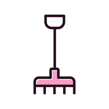  tırmık vektör çizimi, simge ögesi biçimi 