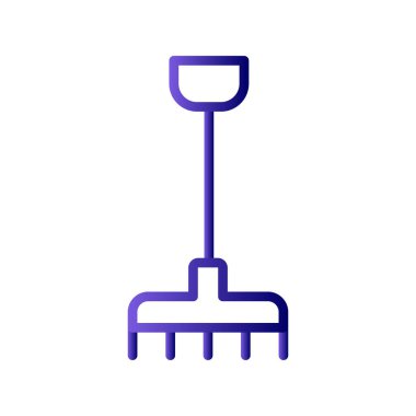  tırmık vektör çizimi, simge ögesi biçimi 