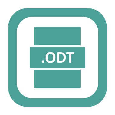 dosya biçimi simgesi, vektör illüstrasyonu