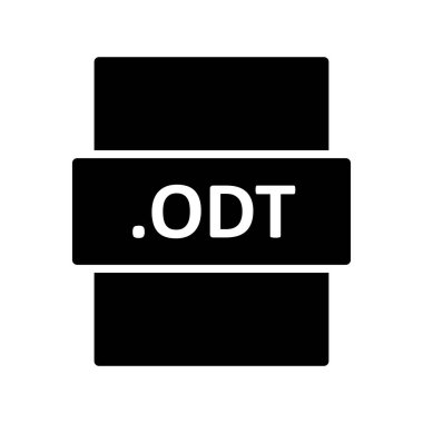 dosya biçimi simgesi, vektör illüstrasyonu