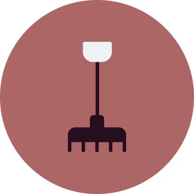  tırmık vektör çizimi, simge ögesi biçimi 