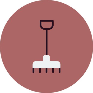  tırmık vektör çizimi, simge ögesi biçimi 