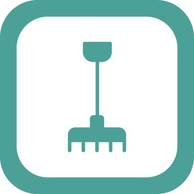  tırmık vektör çizimi, simge ögesi biçimi 