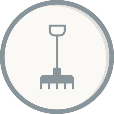  tırmık vektör çizimi, simge ögesi biçimi 