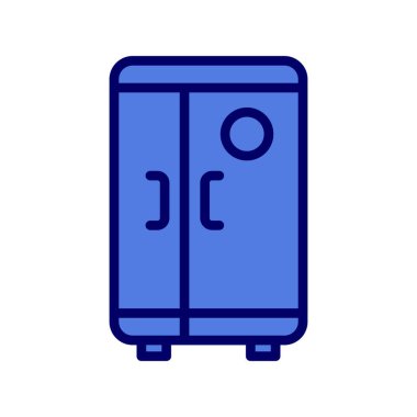 Buzdolabı simgesi, modern vektör illüstrasyon tasarımı