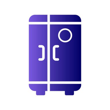 Buzdolabı simgesi, modern vektör illüstrasyon tasarımı