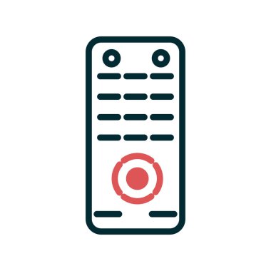 Uzaktan kumanda simge vektör çizim