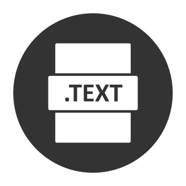 dosya biçimi simgesi, vektör illüstrasyonu