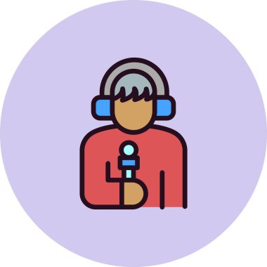 Telefonu olan bir adamın vektör çizimi