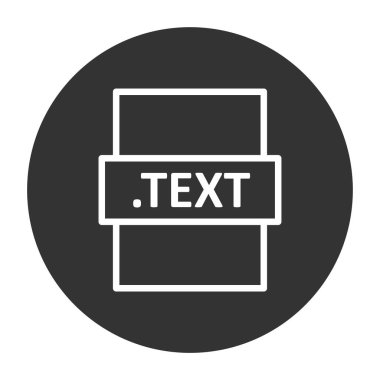 dosya biçimi simgesi, vektör illüstrasyonu