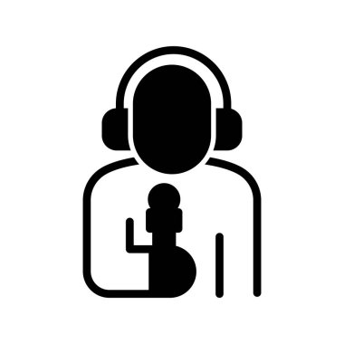 Çağrı merkezi ikon vektör illüstrasyonu