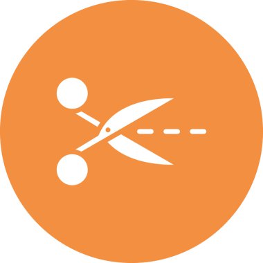 makas simgesi vektör illüstrasyonu