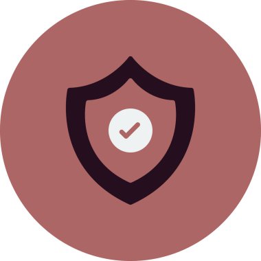 kalkan simgesi, vektör illüstrasyonu