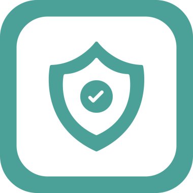 kalkan simgesi, vektör illüstrasyonu