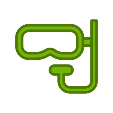 Yüzme havuzu simgesinin vektör illüstrasyonu