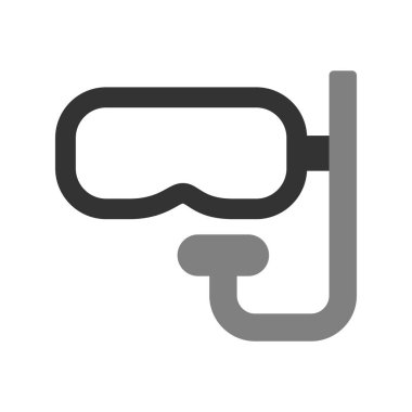 dalış maskesi ikonu vektör illüstrasyon tasarımı