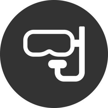 Yüzme havuzu simgesinin vektör illüstrasyonu