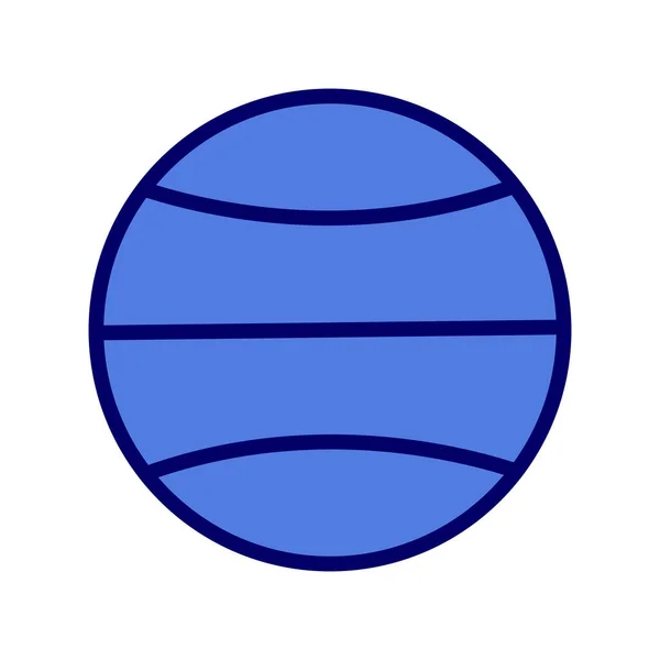 Illustration Vectorielle Icône Balle Tennis — Image vectorielle