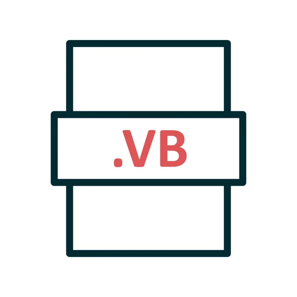 File Format Icon Vector Illustration — Vettoriale Stock