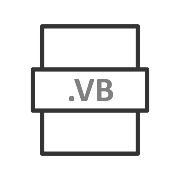 File Format Icon Vector Illustration — Stok Vektör