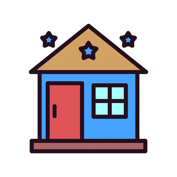 Vector Illustration House Icon — Stock Vector