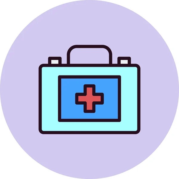 First Aid Kit Icon Vector Illustration — Stock Vector