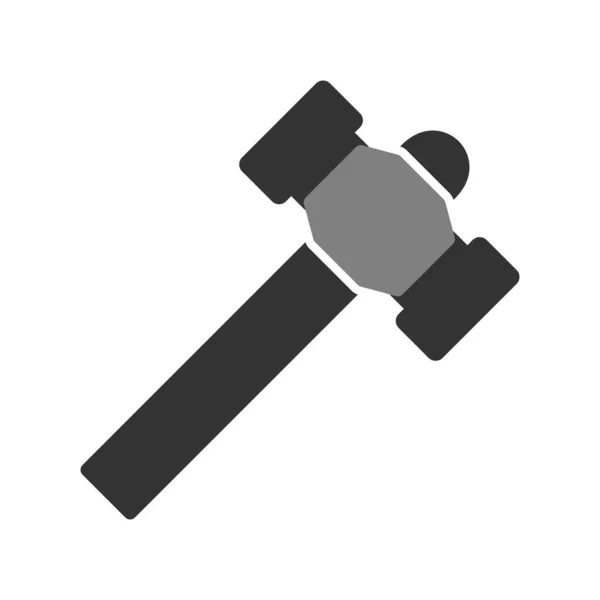 Hammer Symbol Vektor Illustration Hintergrund — Stockvektor