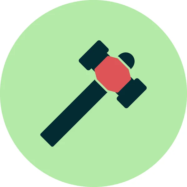 Hammer Icon Vector Illustration Background — Stock vektor