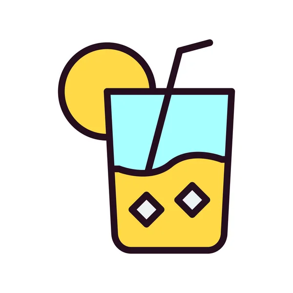 Lemonade Ícone Vetor Ilustração Fundo — Vetor de Stock