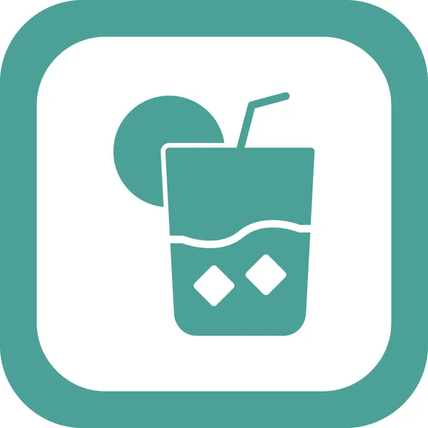 Lemonade Icon Vector Illustration Background — Image vectorielle